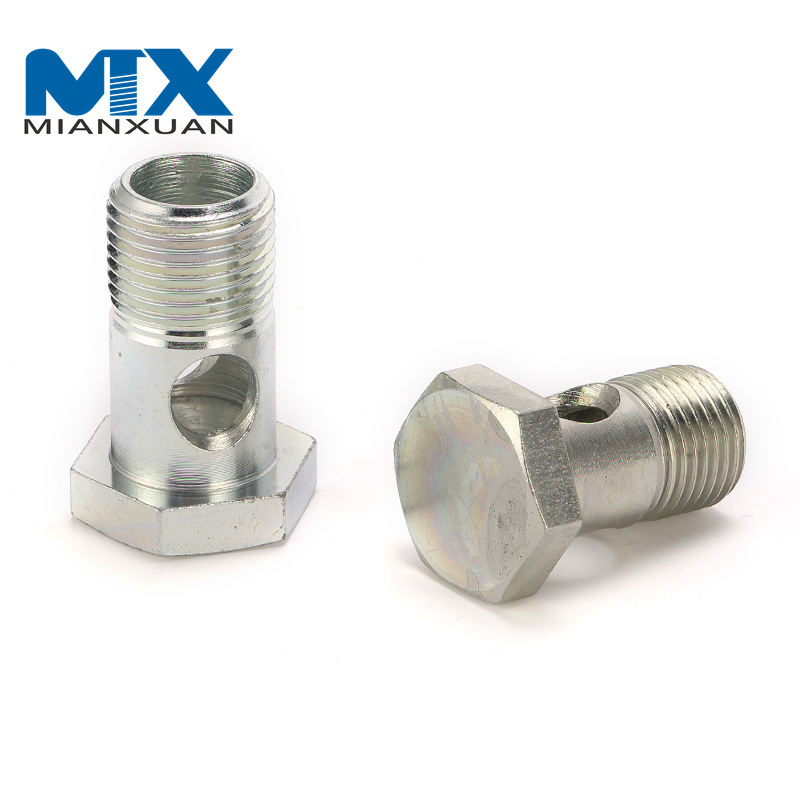 DIN7643 Гидравлический штуцер банджо из углеродистой стали полый болт банджо с отверстием