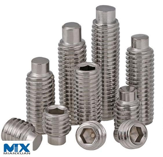 Установочные винты с шестигранной головкой и собачьей головкой