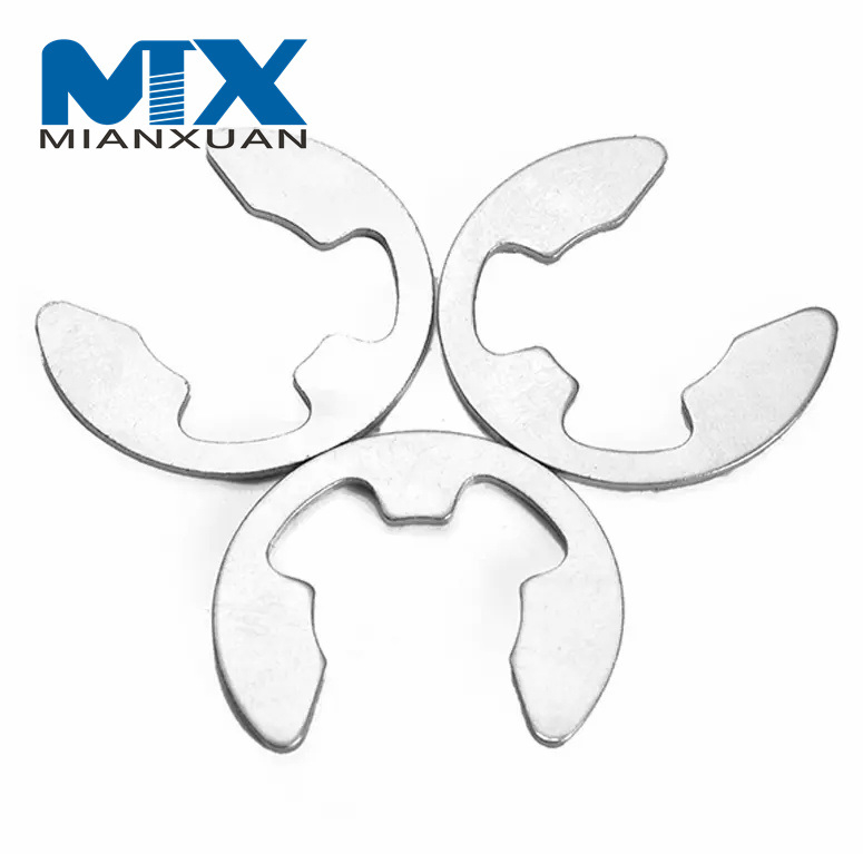 E-образные кольца, E-образные зажимы для стопорной шайбы вала