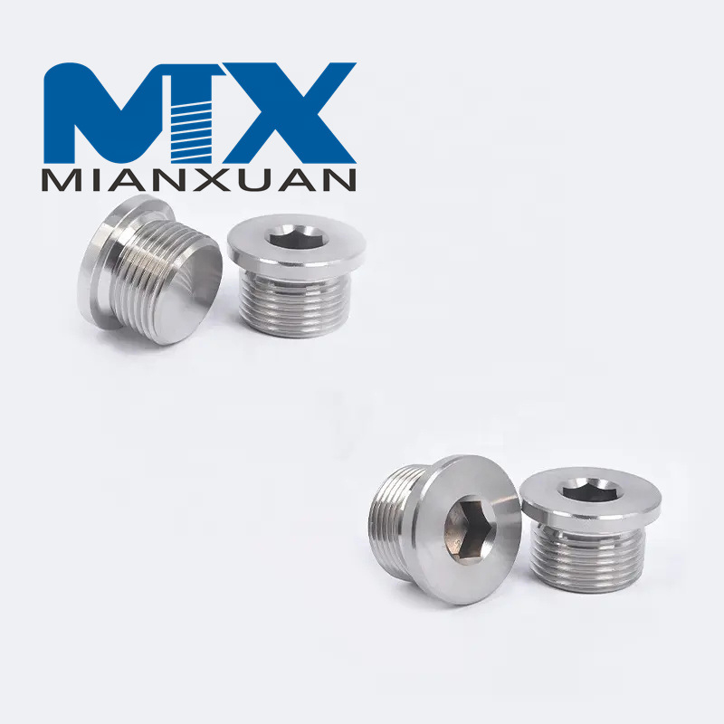 Заглушка из нержавеющей стали с шестигранным уплотнительным кольцом ED