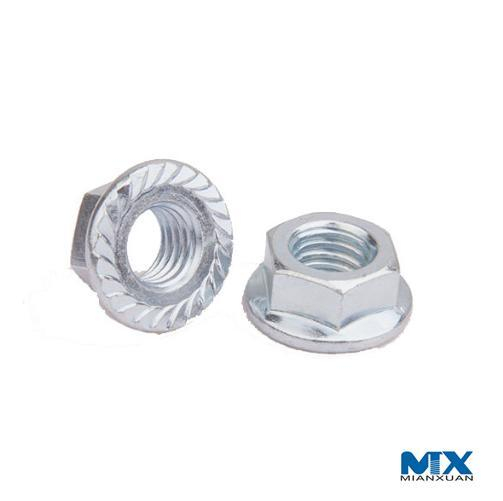 Шестигранные гайки с фланцами дюймовой серии