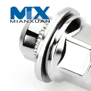 Гайки с плоским сиденьем из нержавеющей стали различных размеров для использования в автомобиле